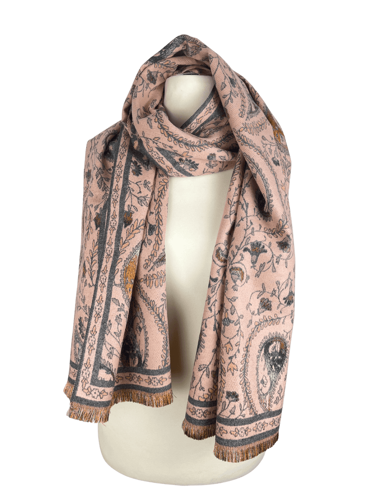 Schal mit Paisleymuster, rosa von Bella Vita - Mode & Lifestyle