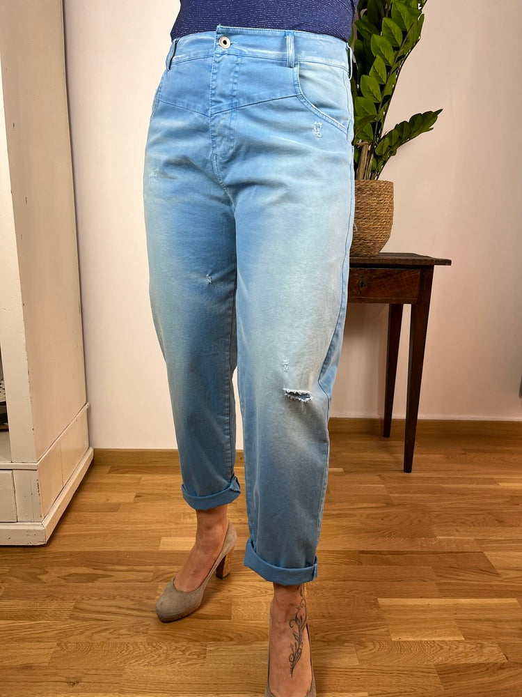 5-Pocket-Hose Used-Look von Bella Vita - Mode &amp; Lifestyle