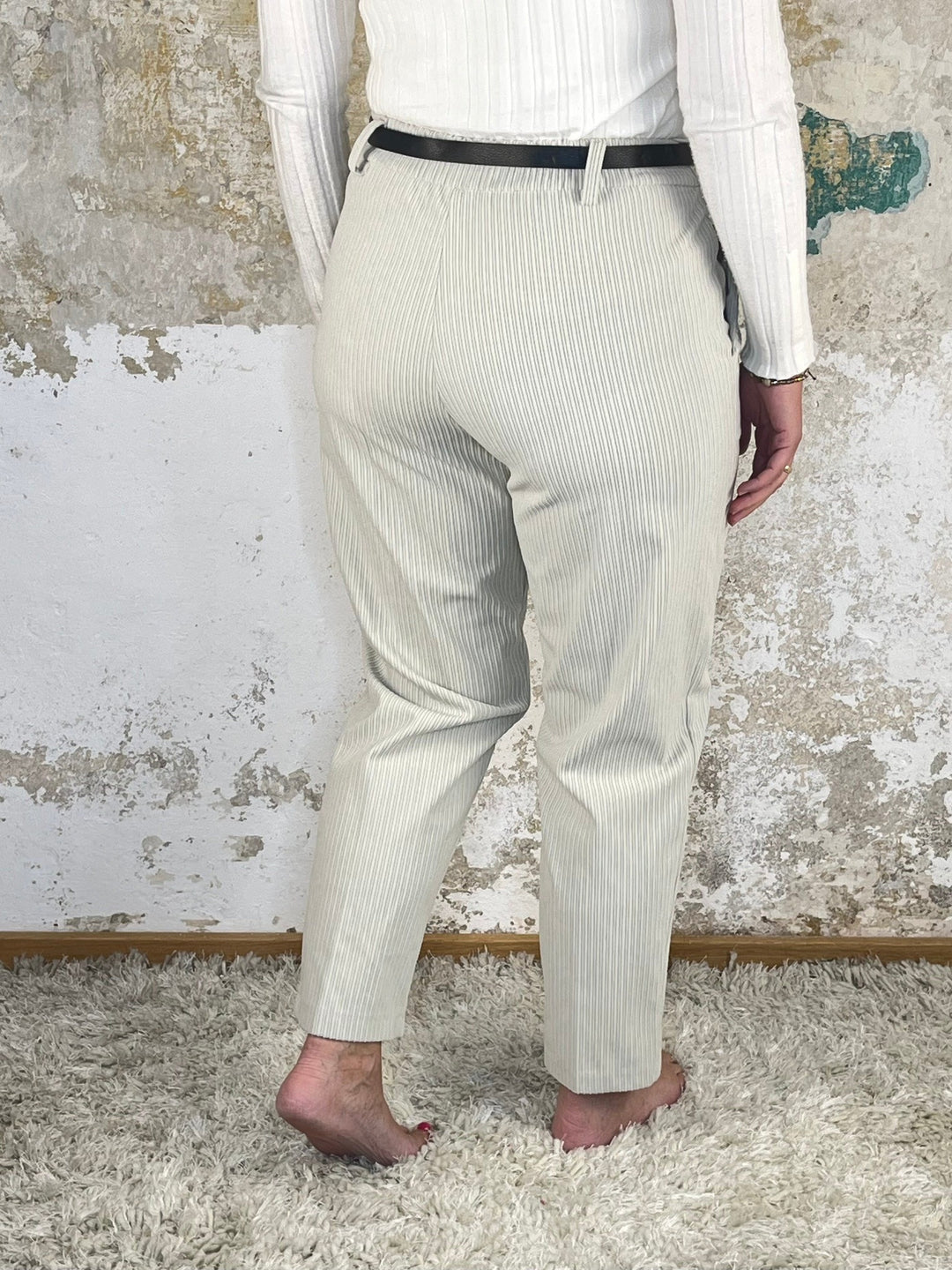 7/8-Cordhose, ecru von Bella Vita - Mode &amp; Lifestyle