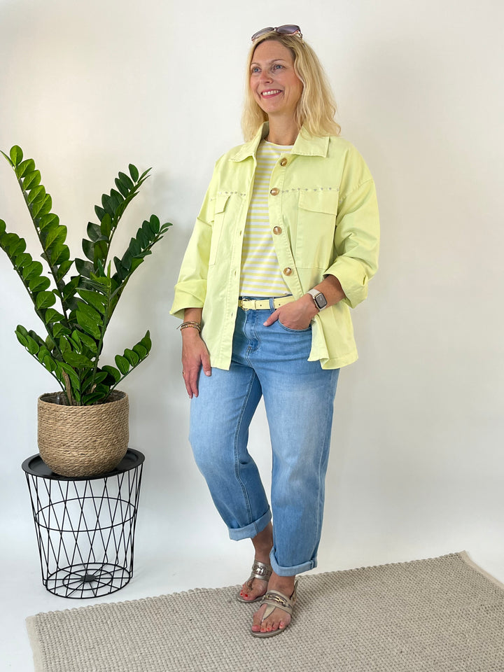 7/8-Jeans Wide Leg, blue bleached von Bella Vita - Mode &amp; Lifestyle