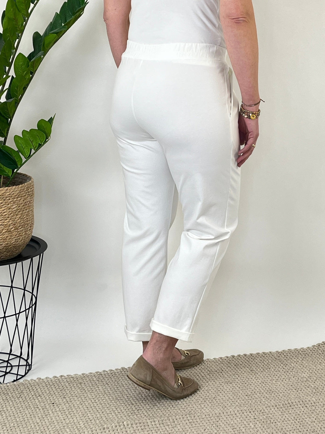 7/8-Jerseyhose mit Komfortbund, ecru von Bella Vita - Mode &amp; Lifestyle