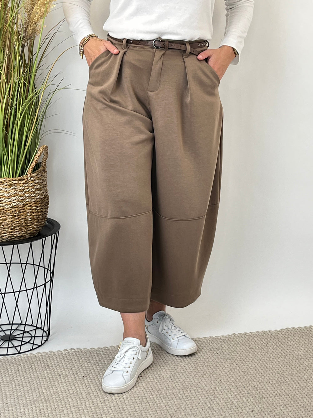 Barrelhose Soft Comfort, taupe von Bella Vita - Mode & Lifestyle