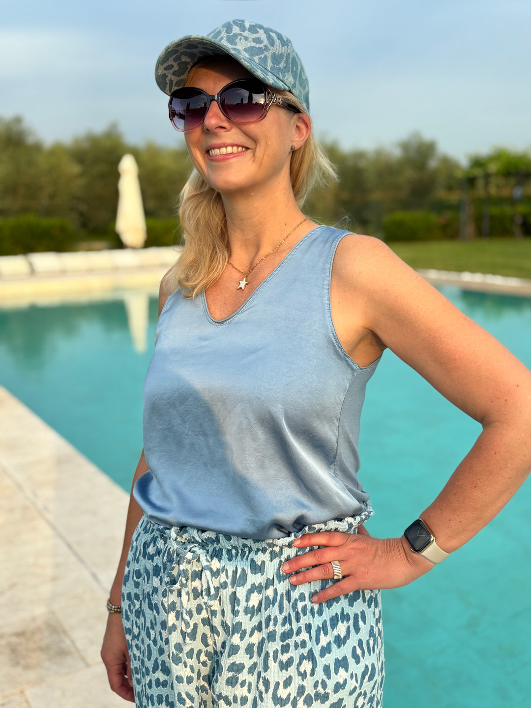Basecap Leo, jeansblau von Bella Vita - Mode &amp; Lifestyle