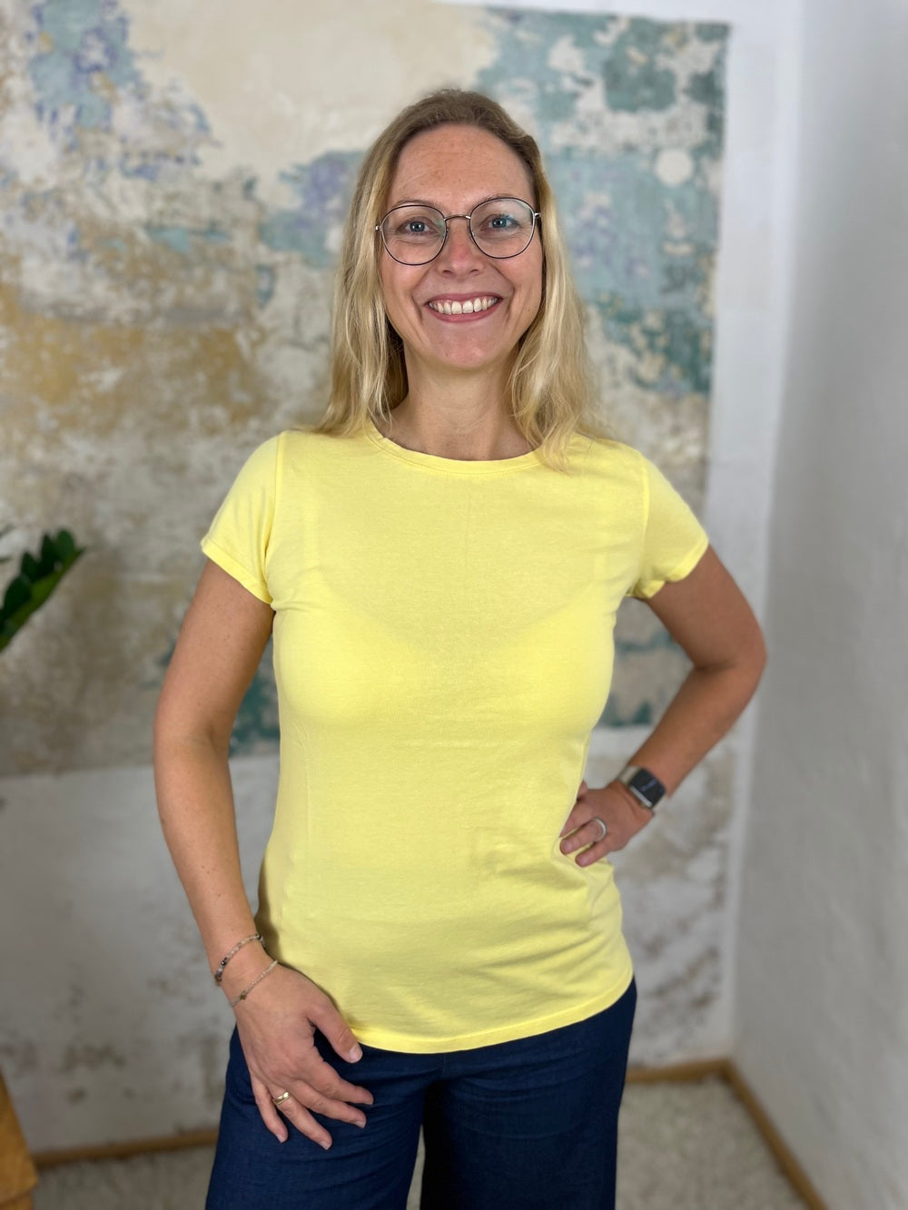 Basicshirt, Rundhals von Bella Vita - Mode &amp; Lifestyle