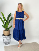 Baumwollkleid Summer Romance, marine von Bella Vita - Mode & Lifestyle