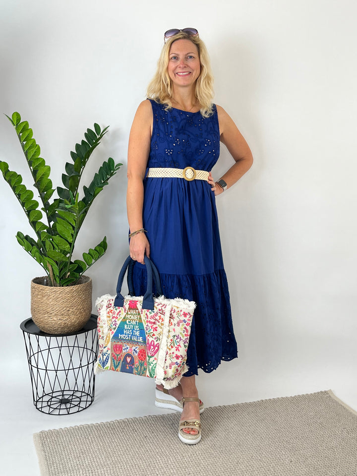 Baumwollkleid Summer Romance, marine von Bella Vita - Mode &amp; Lifestyle