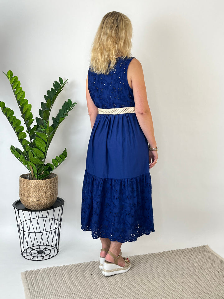 Baumwollkleid Summer Romance, marine von Bella Vita - Mode &amp; Lifestyle