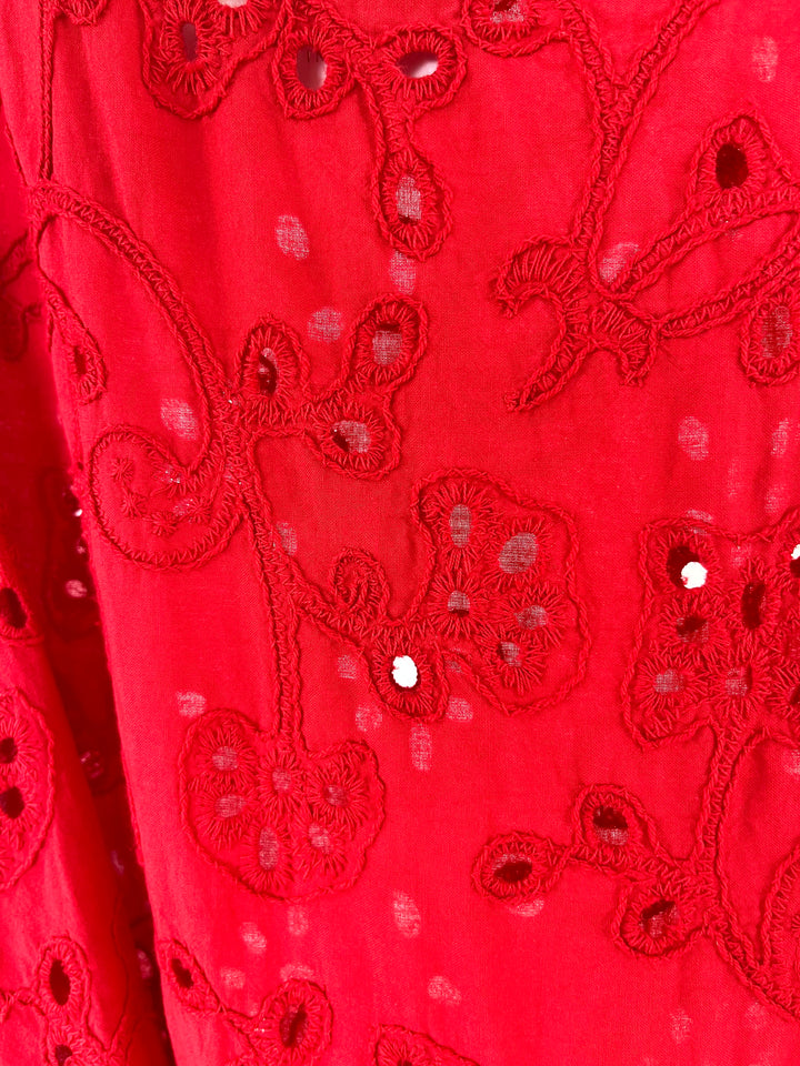 Baumwollkleid Summer Romance, rot von Bella Vita - Mode &amp; Lifestyle