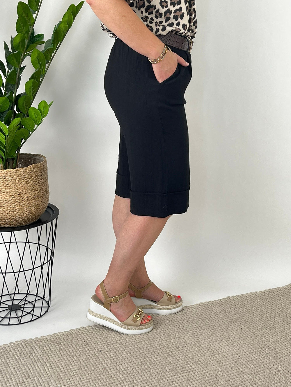 Bermudashorts Summer Comfort, schwarz von Bella Vita - Mode & Lifestyle