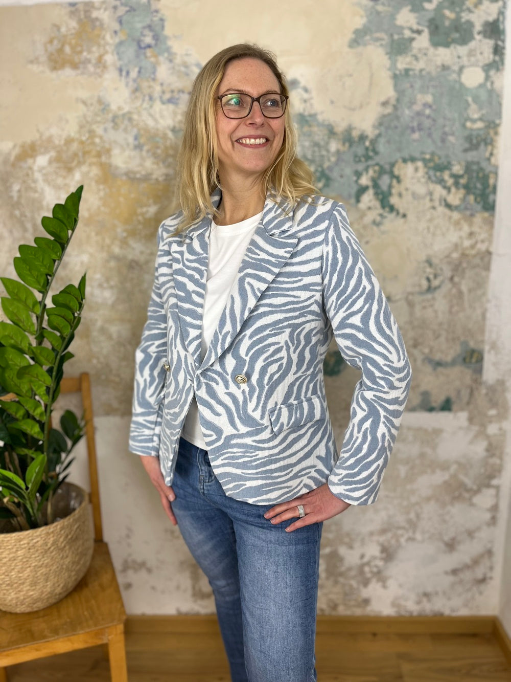 Blazer Zebra von Bella Vita - Mode & Lifestyle