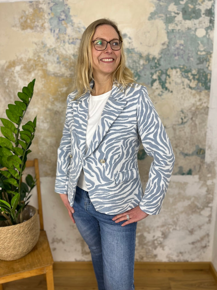 Blazer Zebra von Bella Vita - Mode &amp; Lifestyle