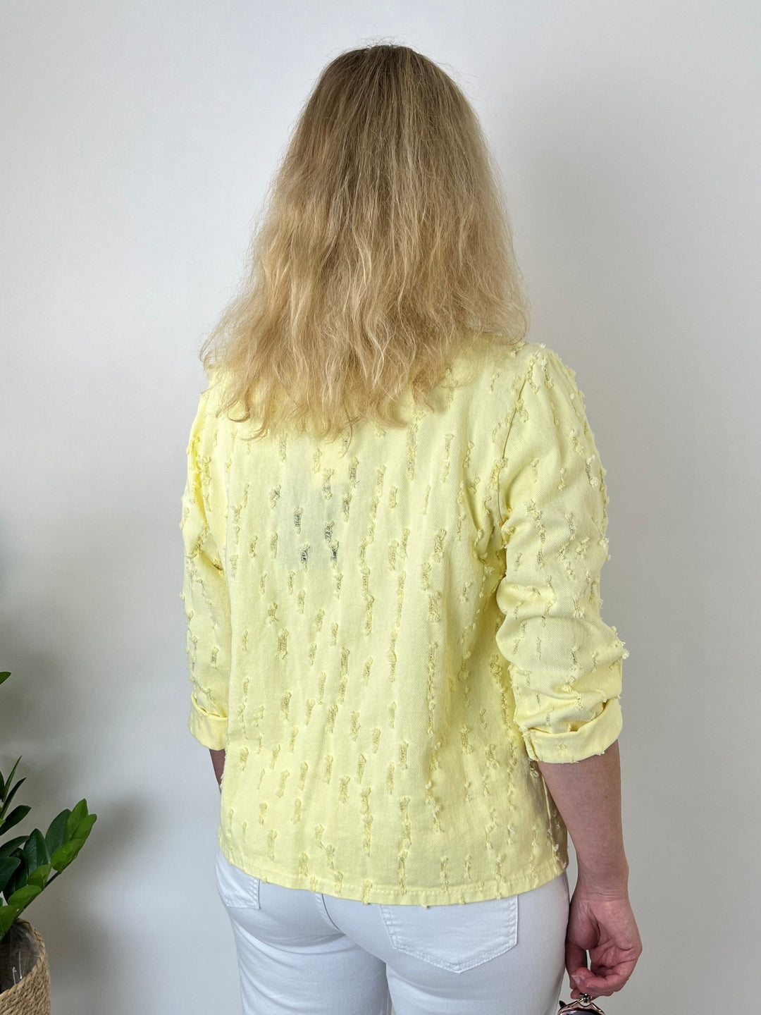 Blazer aus Strukturware, gelb von Bella Vita - Mode &amp; Lifestyle