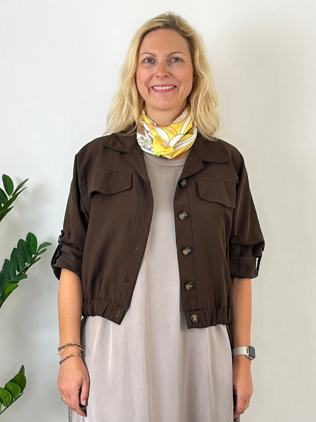 Blousonjacke kurze Form, braun von Bella Vita - Mode & Lifestyle
