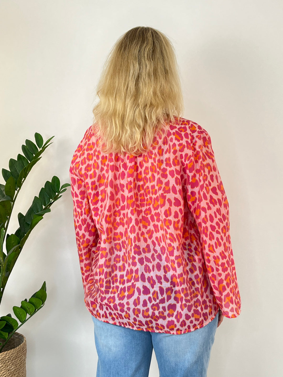 Bluse Wild Chic, pink-orange von Bella Vita - Mode &amp; Lifestyle