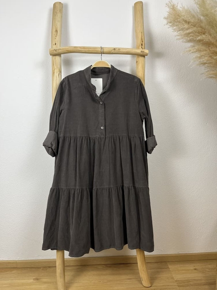 Cordkleid mit Stehkragen, versch. Farben von Bella Vita - Mode &amp; Lifestyle