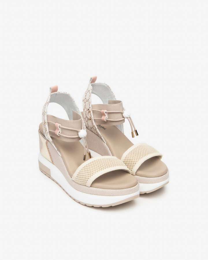 NeroGiardini Plateau-Sandalette, beige