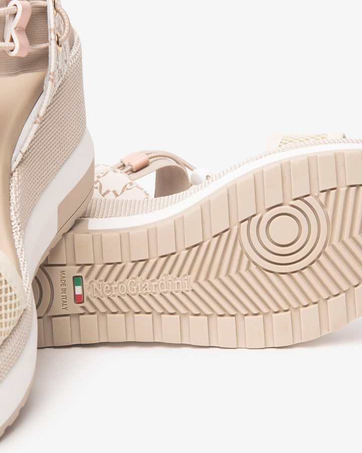 NeroGiardini Plateau-Sandalette, beige