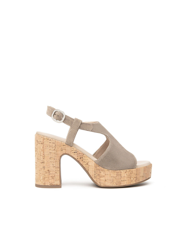NeroGiardini Plateau-Sandalette, taupe