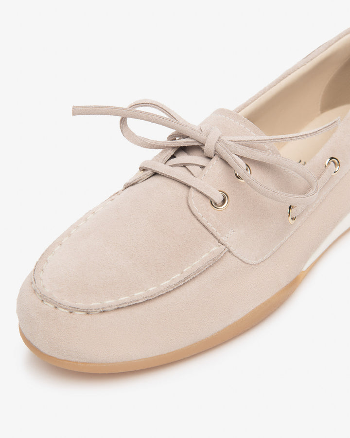 NeroGiardini Velours-Slipper, stein von Bella Vita - Mode & Lifestyle