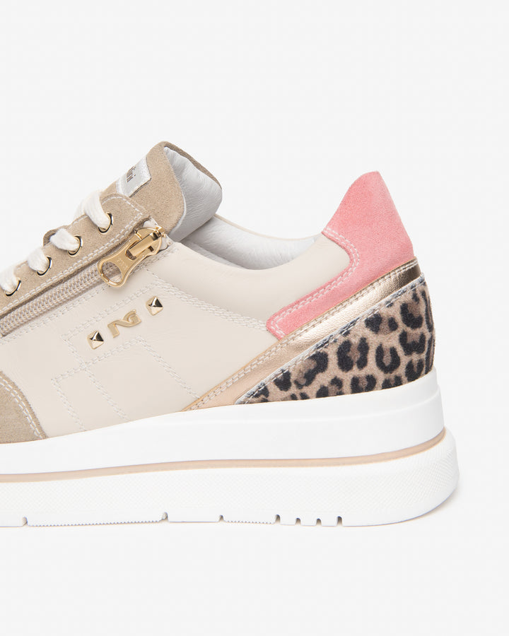 NeroGiardini Sneaker Leo, beige-rosa von Bella Vita - Mode & Lifestyle
