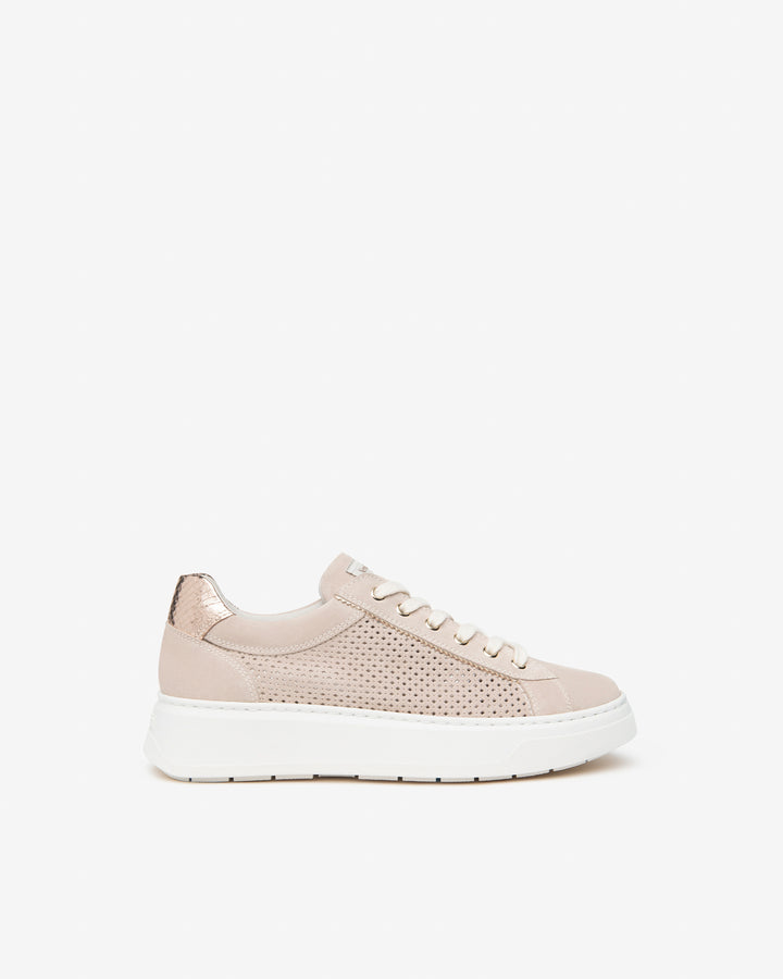 NeroGiardini Sneaker mit Lochmuster, stein von Bella Vita - Mode & Lifestyle