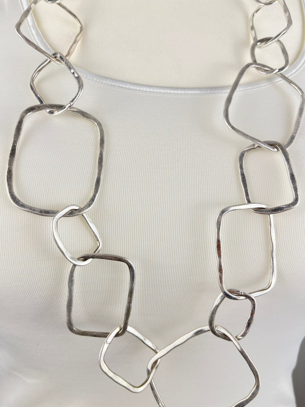 Gliederkette mattiert, silberfarben von Bella Vita - Mode & Lifestyle