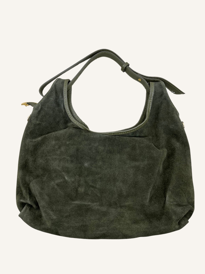 Hobo Bag aus Wildleder, khaki von Bella Vita - Mode &amp; Lifestyle