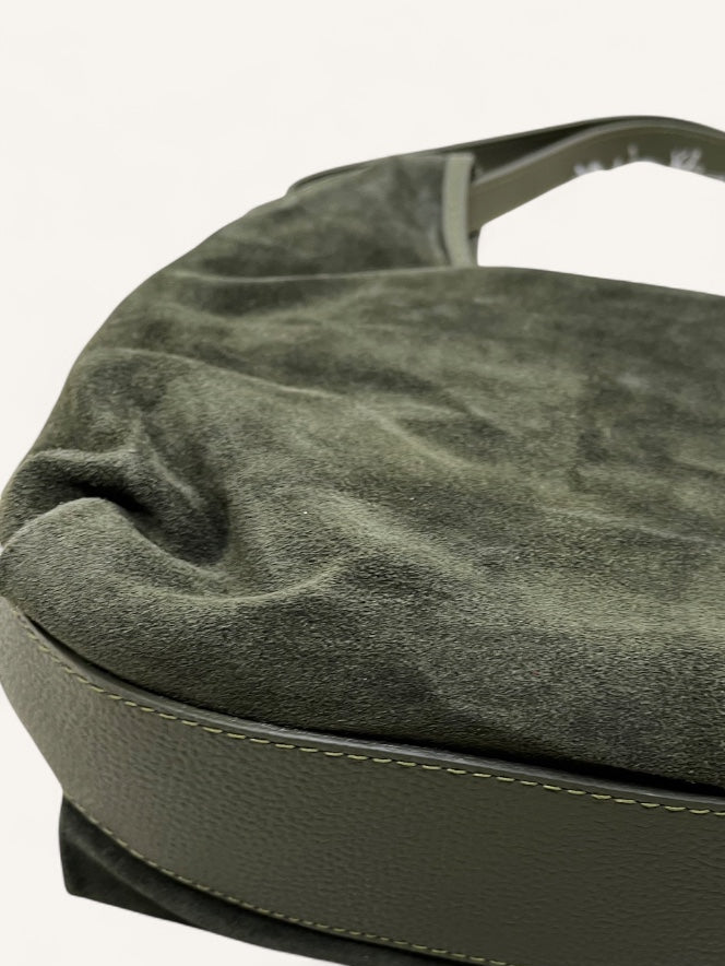 Hobo Bag aus Wildleder, khaki von Bella Vita - Mode &amp; Lifestyle