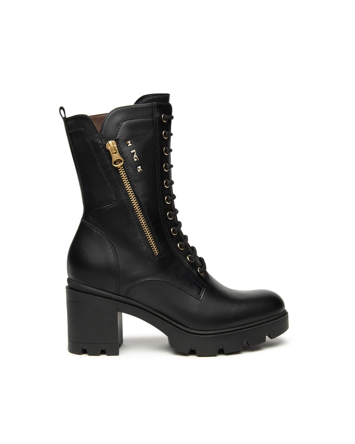 NeroGiardini Plateau-Stiefeletten, schwarz