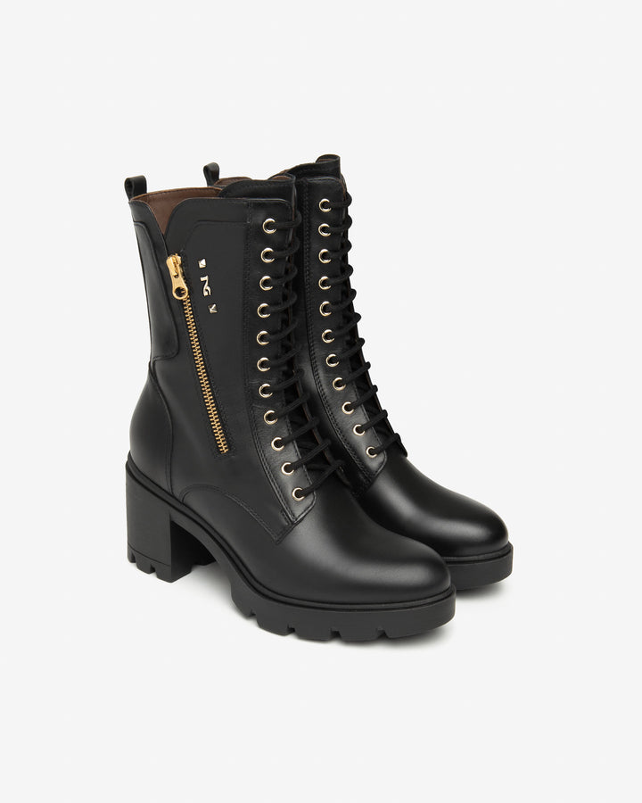 NeroGiardini Plateau-Stiefeletten, schwarz
