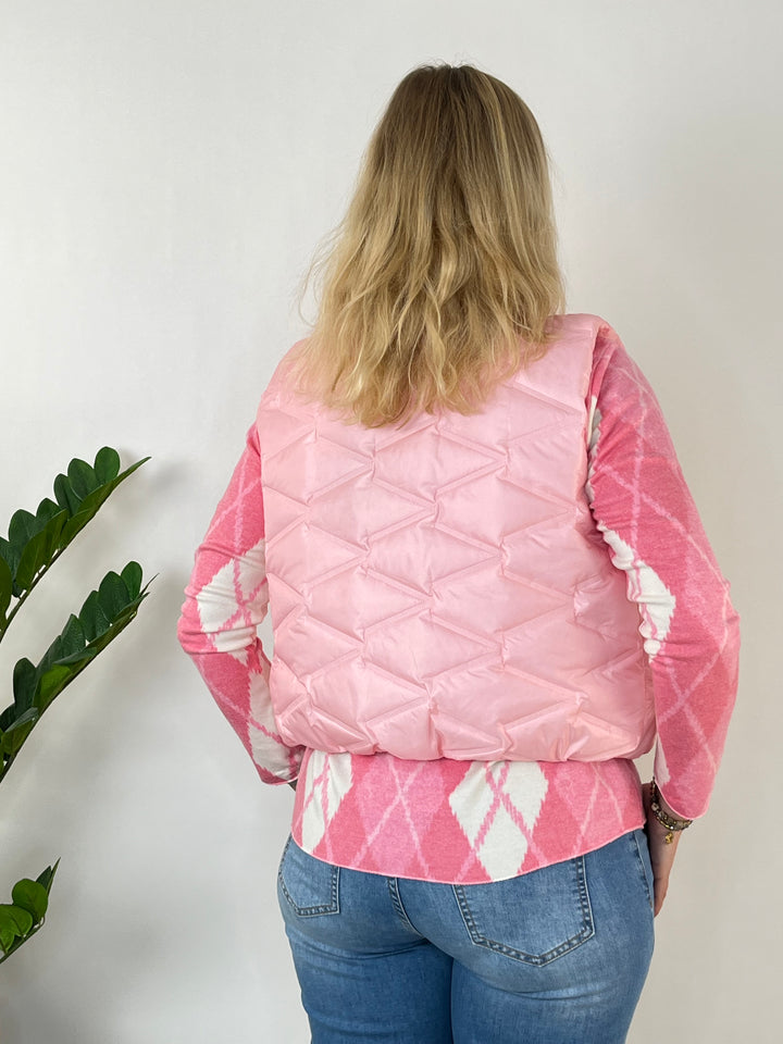 Steppweste Spring Vibes, rosa von Bella Vita - Mode & Lifestyle