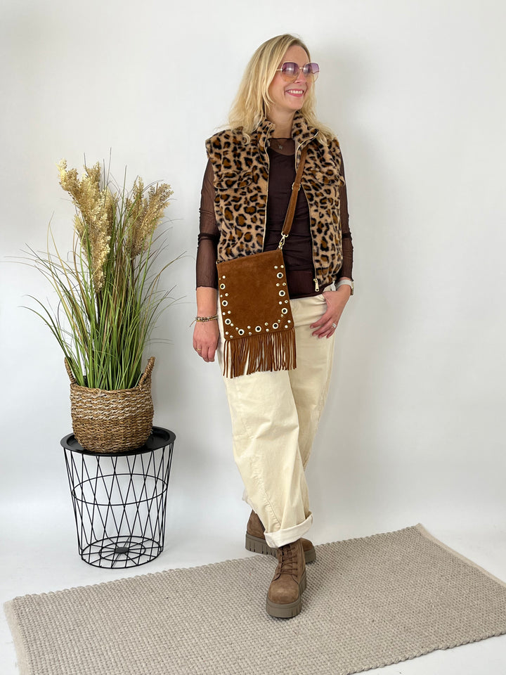 Barrel Cordhose, beige