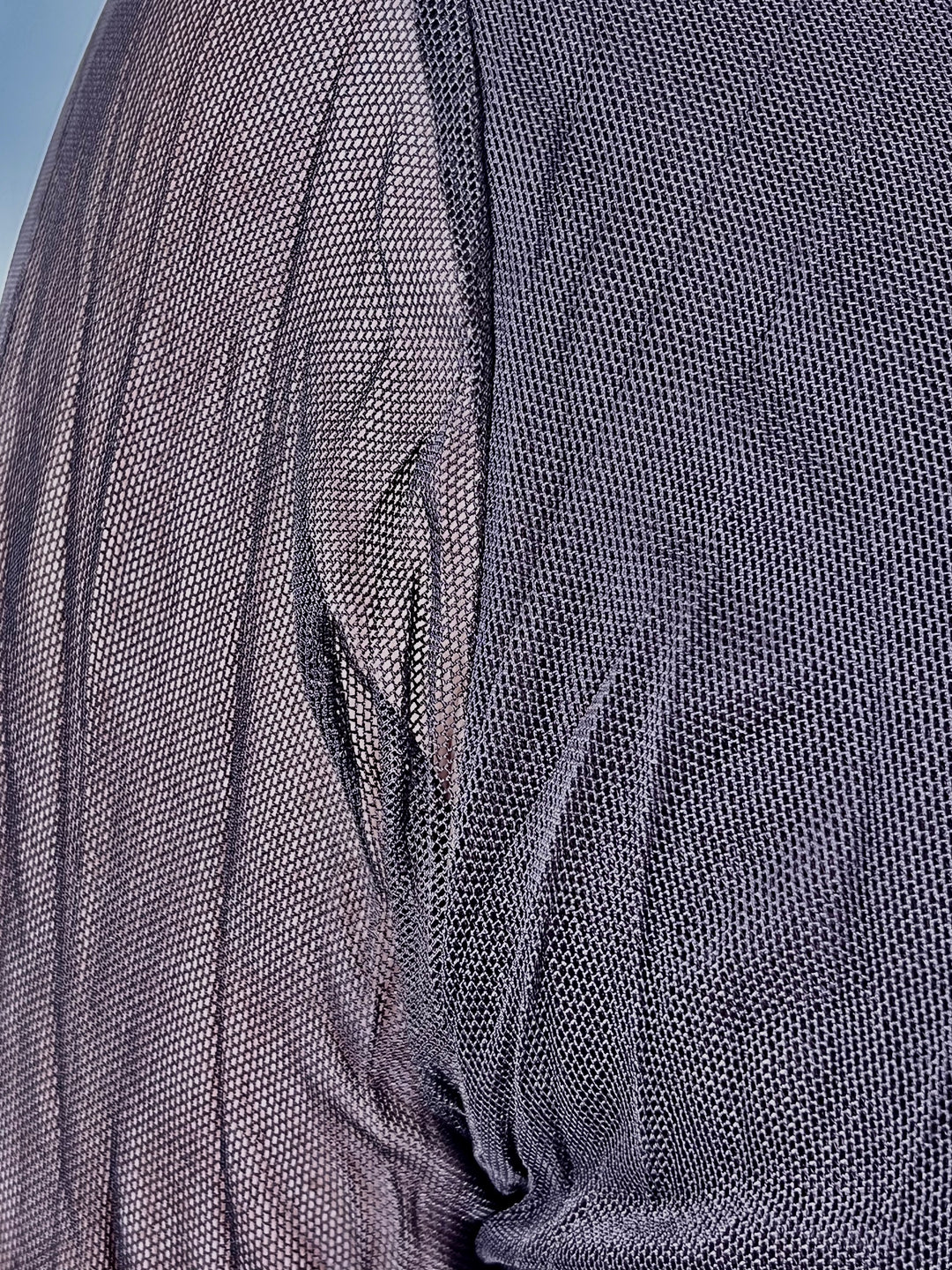 Mesh-Shirt, braun