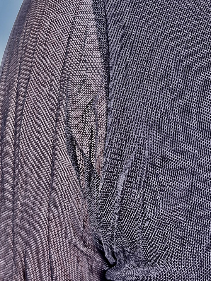Mesh-Shirt, braun