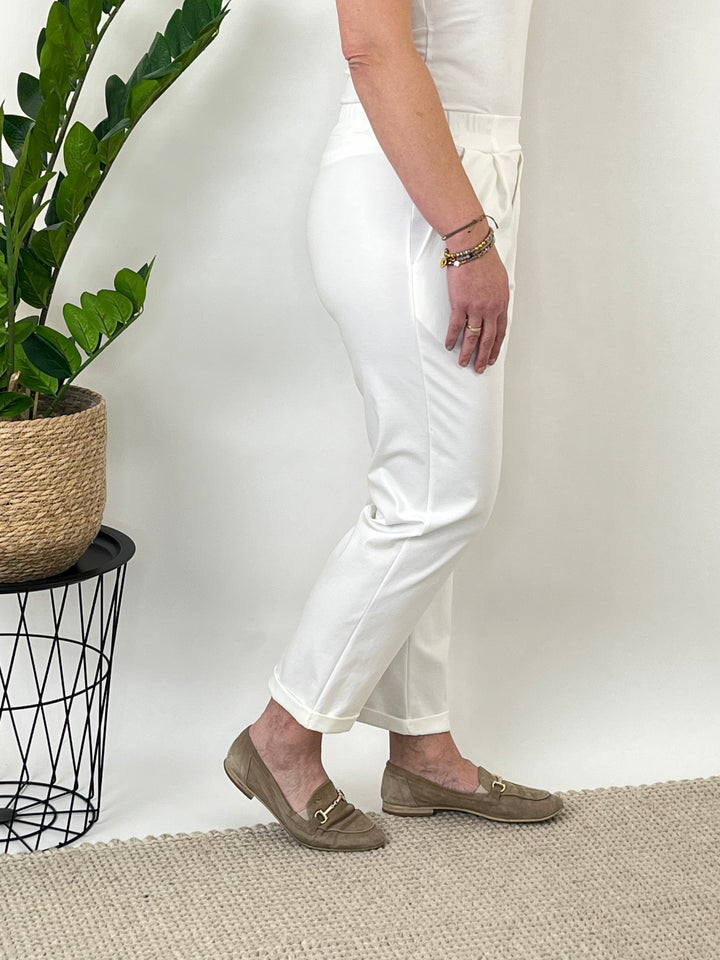 7/8-Jerseyhose mit Komfortbund, ecru von Bella Vita - Mode & Lifestyle