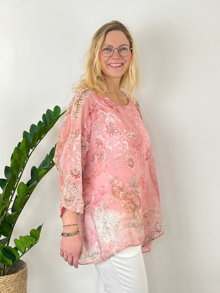 Tunika im Alloverdruck, rosa von Bella Vita - Mode & Lifestyle