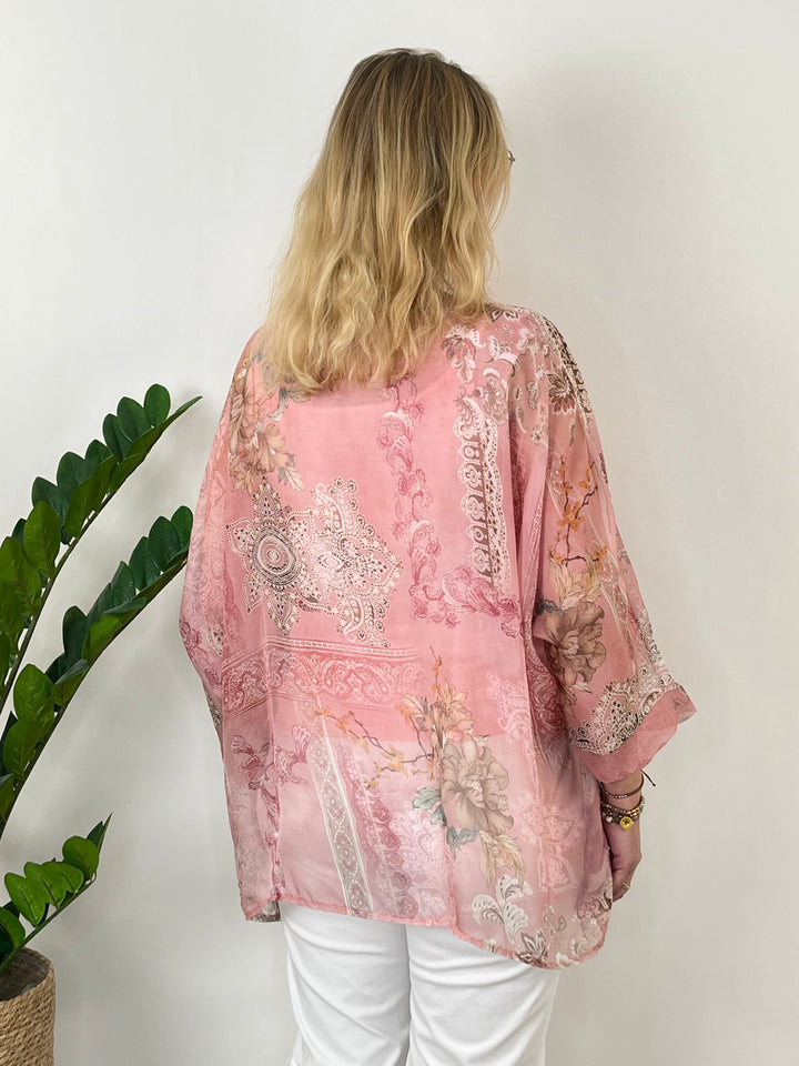 Tunika im Alloverdruck, rosa von Bella Vita - Mode & Lifestyle