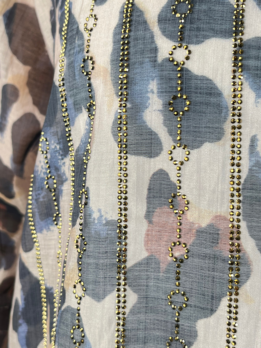 Longbluse Leo, marine-beige von Bella Vita - Mode & Lifestyle