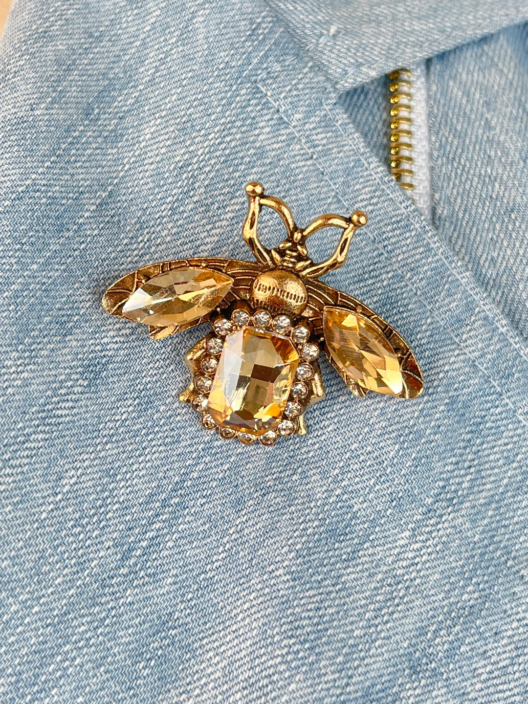 Jeansjacke in Bikerform, blue denim von Bella Vita - Mode & Lifestyle