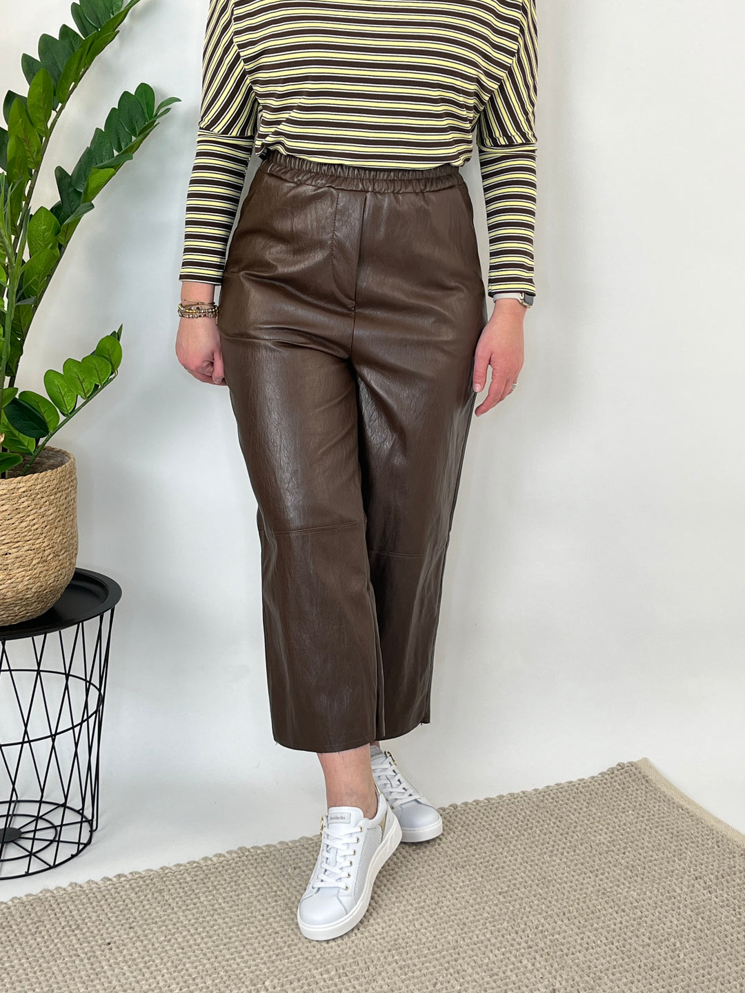 Culotte aus Lederimitat, braun von Bella Vita - Mode & Lifestyle