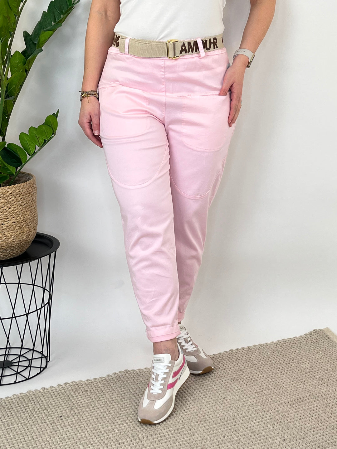 Jogpant Amour, rosa von Bella Vita - Mode & Lifestyle