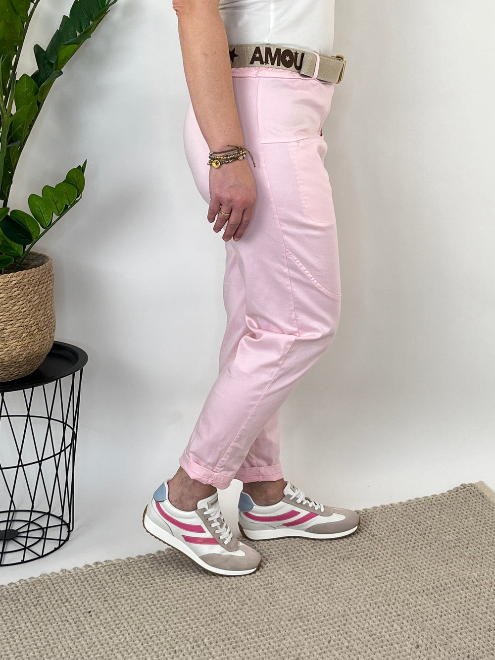 Jogpant Amour, rosa von Bella Vita - Mode & Lifestyle
