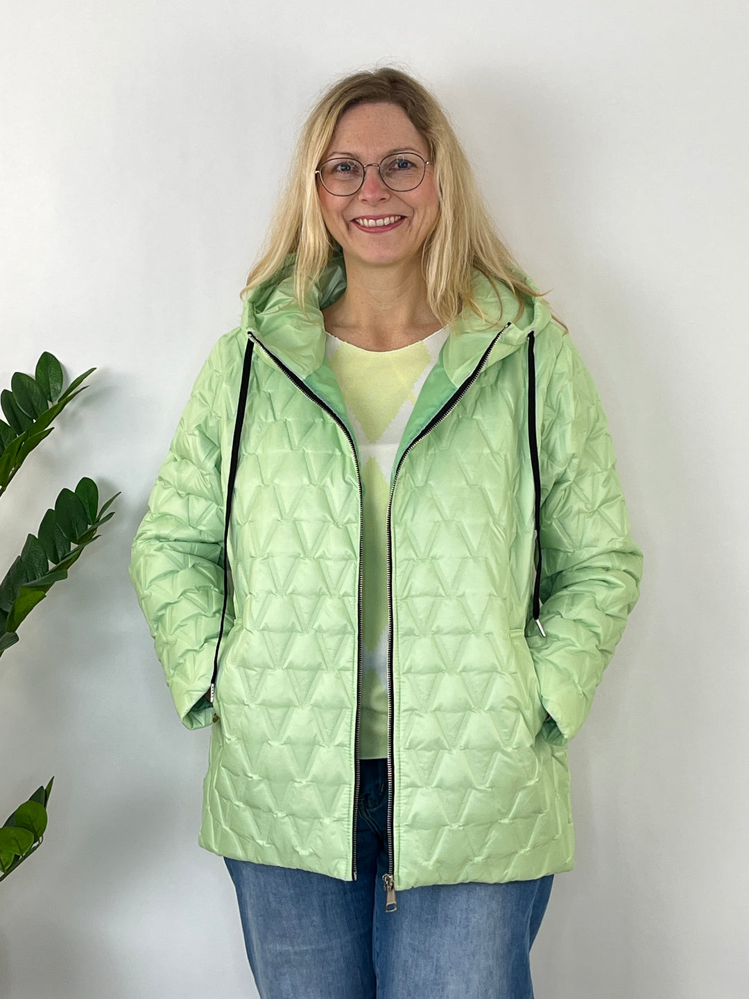 Steppjacke Spring, lindgrün von Bella Vita - Mode & Lifestyle