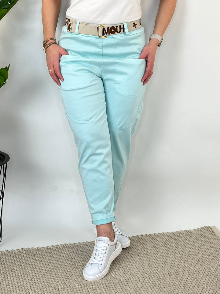 Jogpant Amour, mintgrün von Bella Vita - Mode & Lifestyle