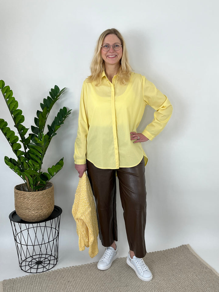 Longbluse Essential, gelb von Bella Vita - Mode & Lifestyle