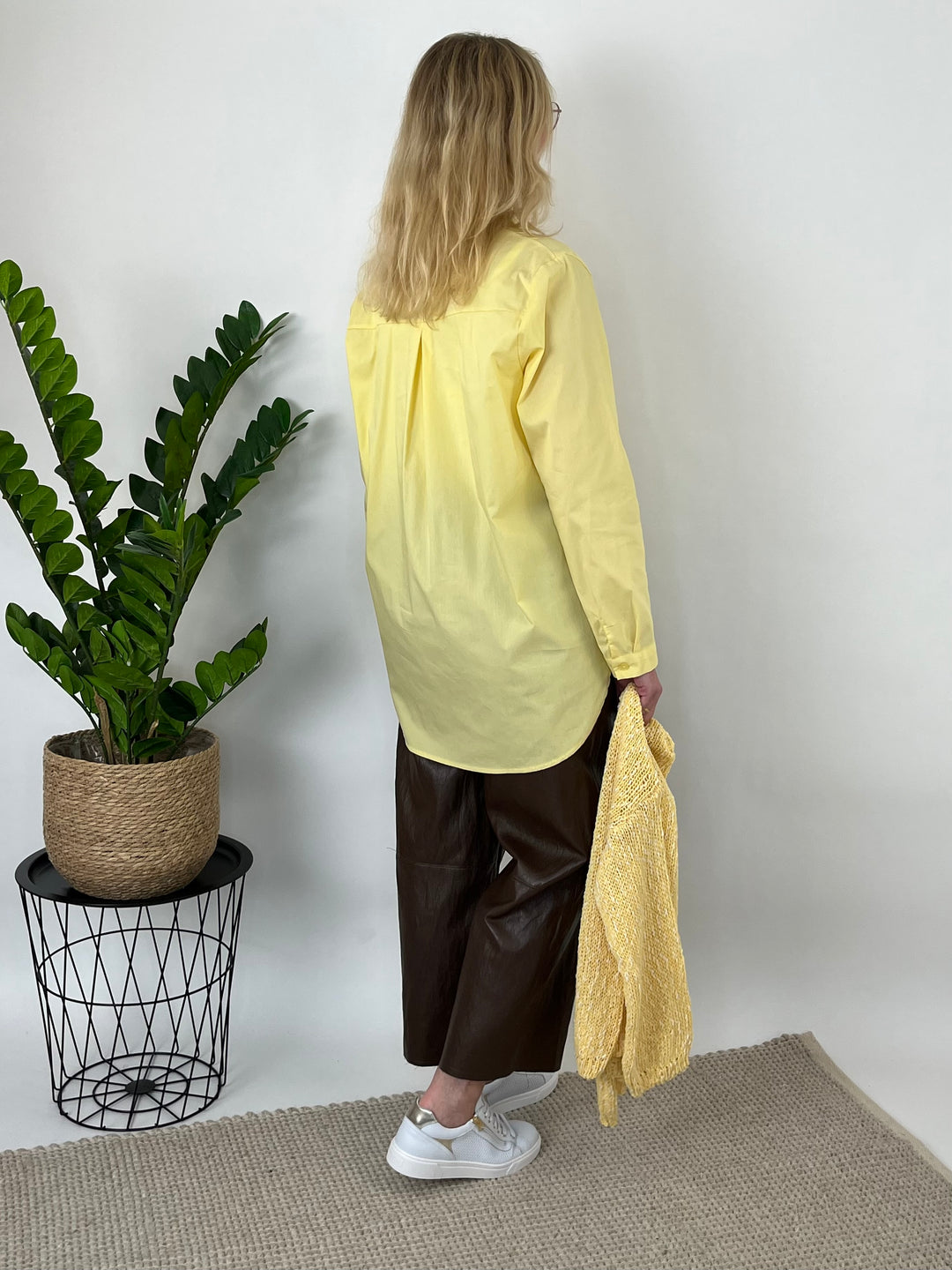 Longbluse Essential, gelb von Bella Vita - Mode & Lifestyle