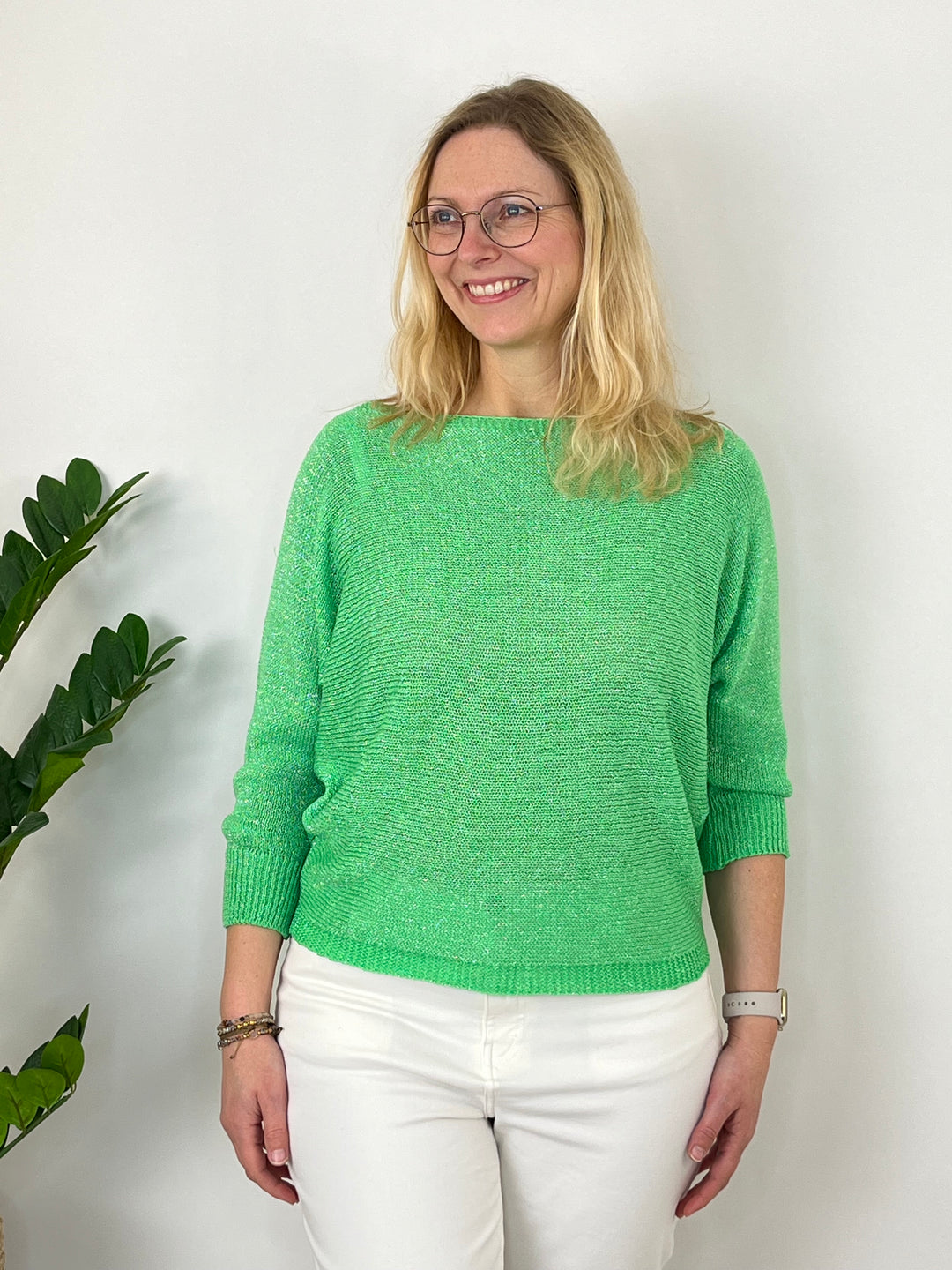 Pullover Glamour, grün von Bella Vita - Mode & Lifestyle