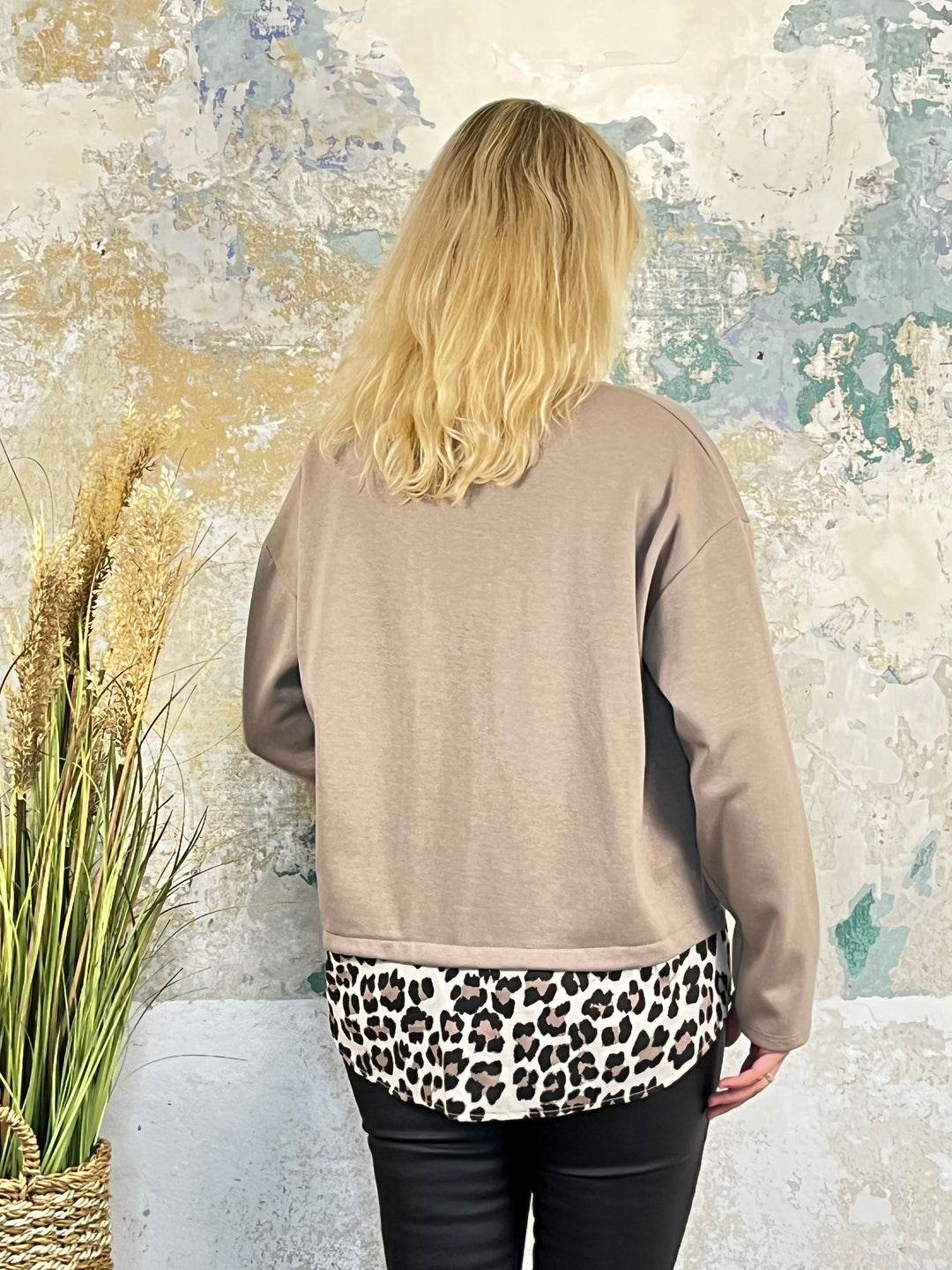 Sweater Chocolate, taupe von Bella Vita - Mode & Lifestyle