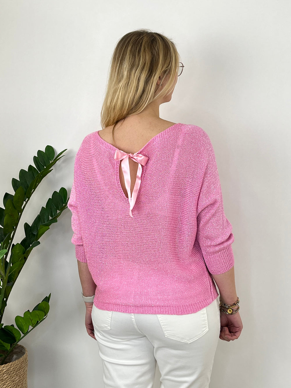 Pullover Glamour, rosa von Bella Vita - Mode & Lifestyle