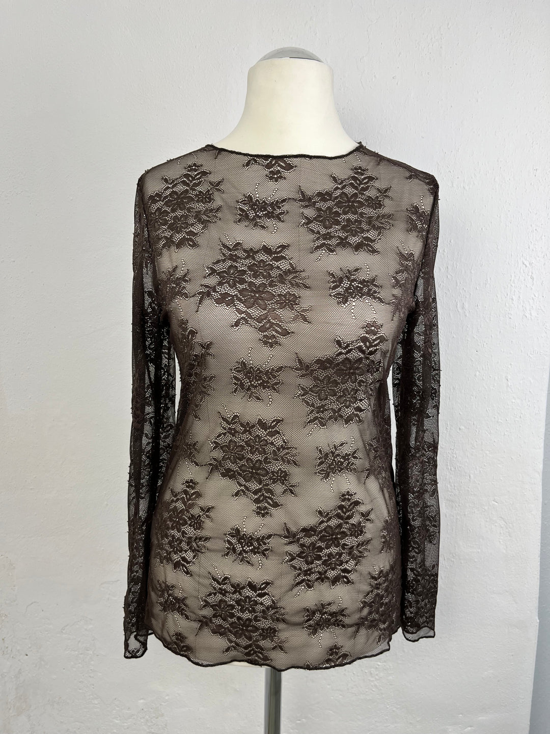 Spitzenshirt, braun von Bella Vita - Mode & Lifestyle